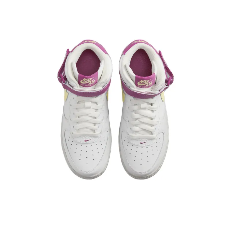 Nike Air Force 1 Mid LE GS Citron Fuchsia-3