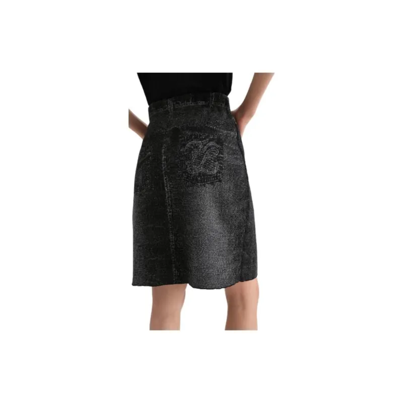 KARL LAGERFELD Casual Long Skirt Women's Black-6