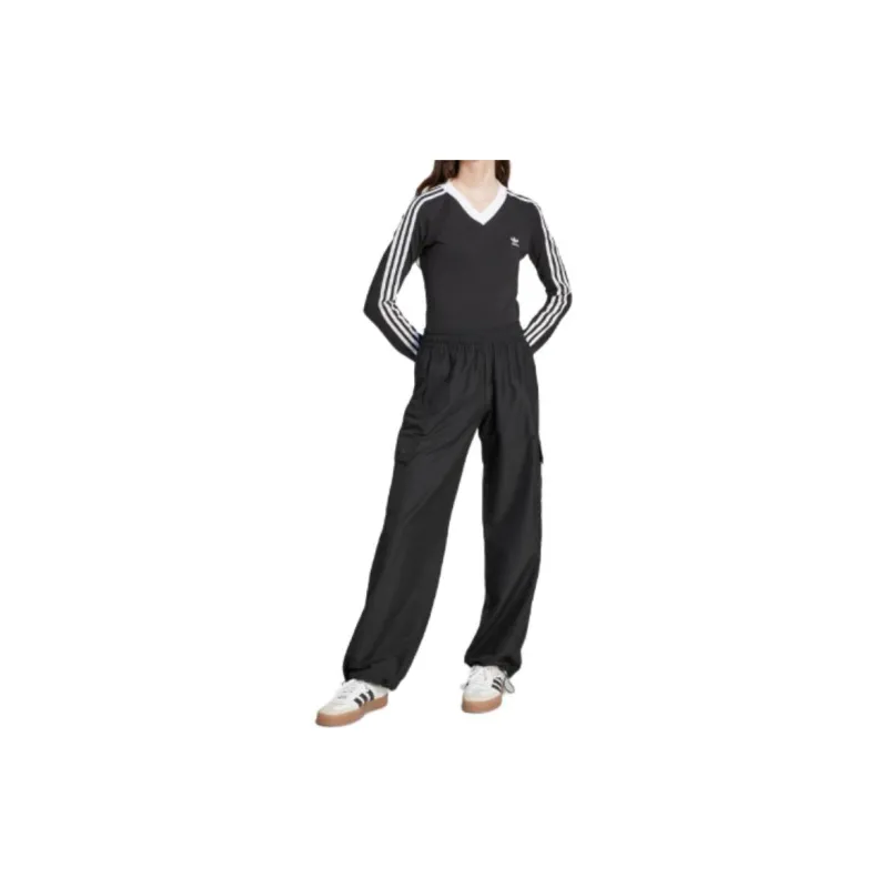 Adidas Originals Classics 3 Stripes Sweatshirt Women's Black-1