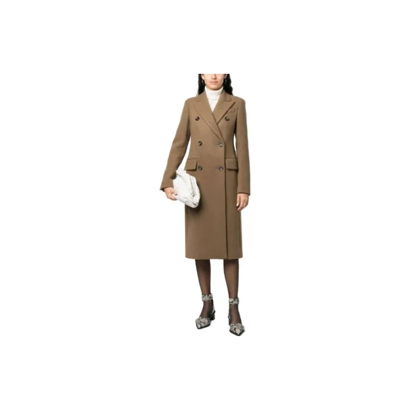 SportMax Double breasted Wool cashmere Coat-1