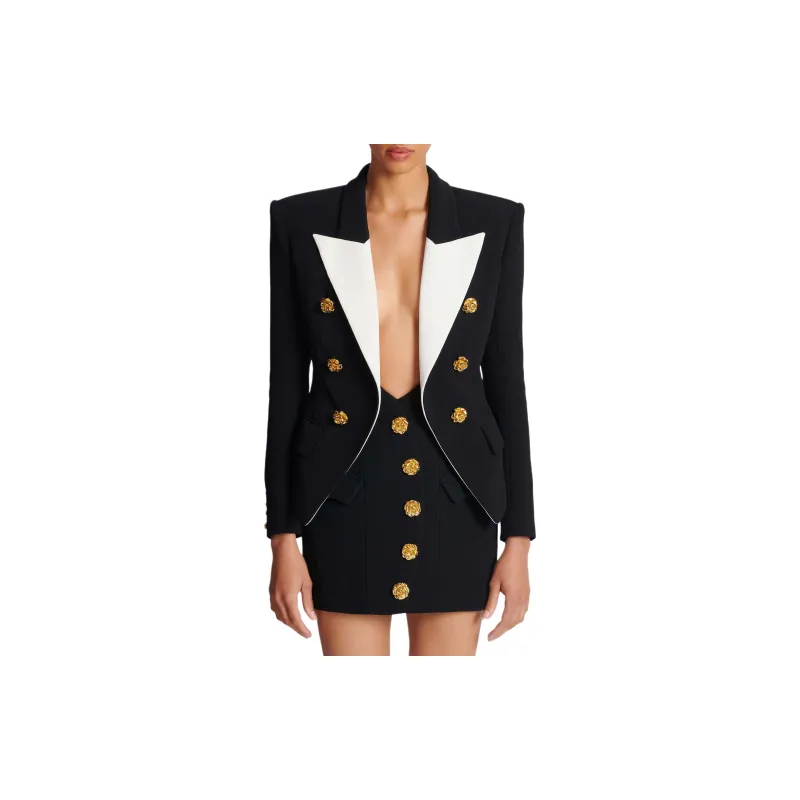 BALMAIN Jackets & Coats Women's Black-4