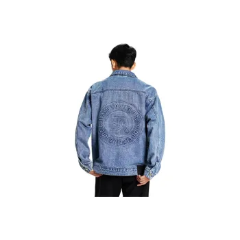 Dme Denim Jackets Unisex Blue