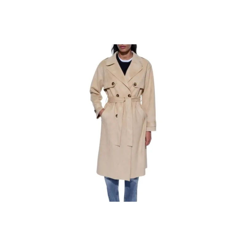 ZARA Trench Coats Women's Beige-2