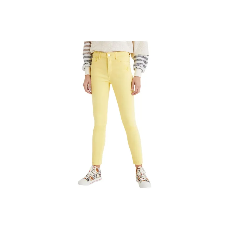 Desigual Jeans Women's Yellow-3