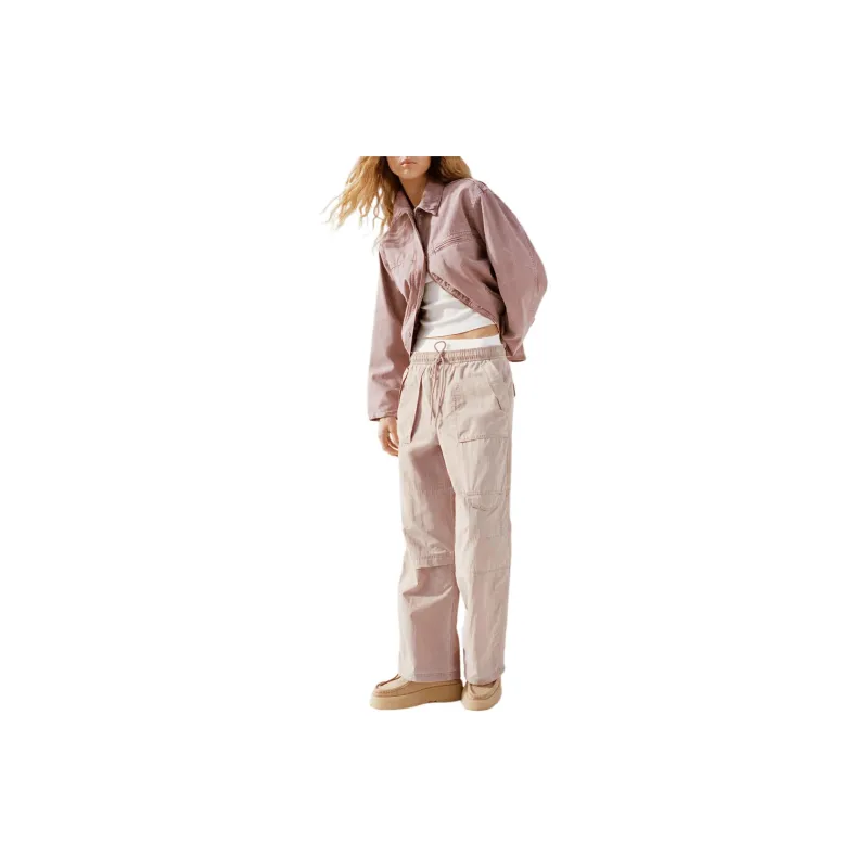 ZARA Cargo Pants Women's Purple-3