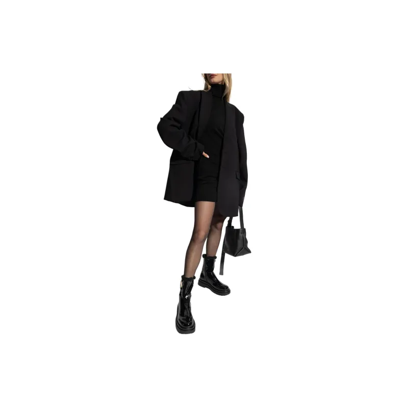 MOSCHINO Monogrammed Intarsia Knit Dress-2