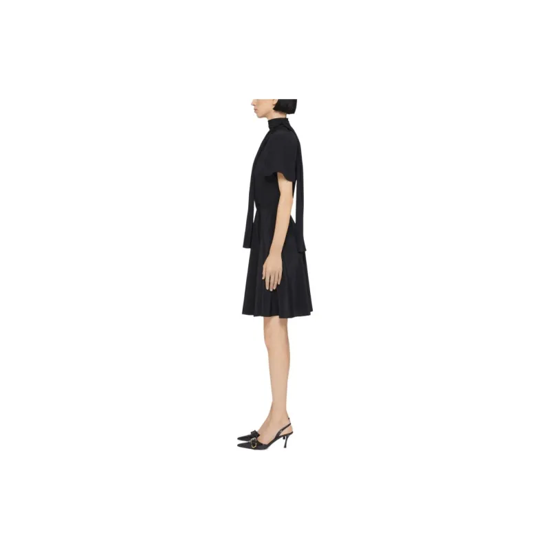 Givenchy Pussy bow Collar Silk Mini Dress-3