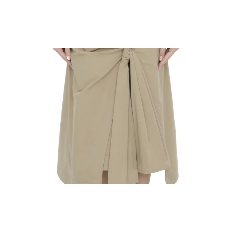 Bottega Veneta Asymmetric Hem Midi Skirt-5