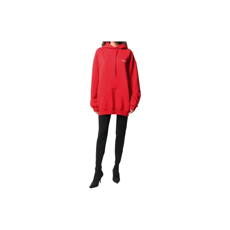 Balenciaga Sweatshirts Women's Red-1