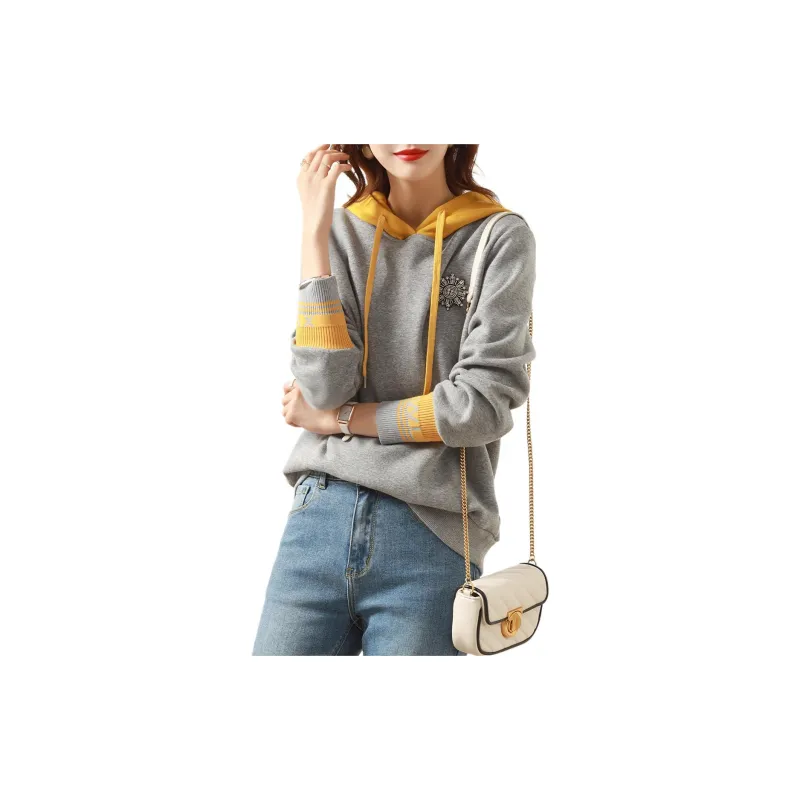 XWI Sweatshirt Women's Light Heather Gray-1