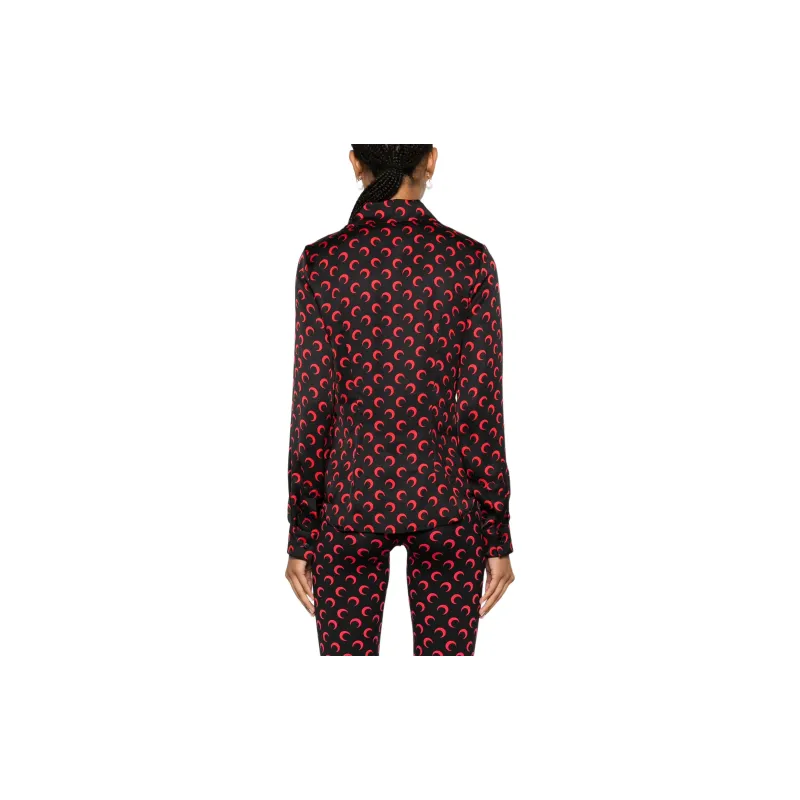 Marine Serre Moon print Shirt-3