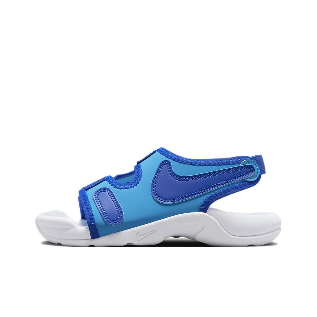 Nike Sunray Adjust 6 Flip flops GS White Royal Blue POIZON