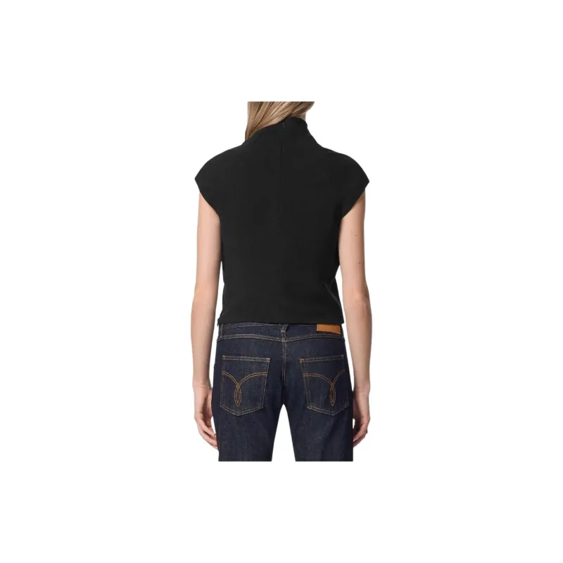 VERSACE Mix Cady Blouse 'Black'-2