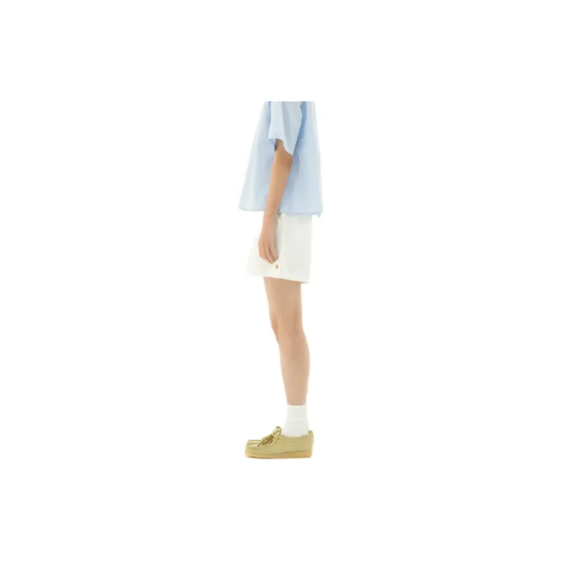 Lee Denim Shorts Women's White-4