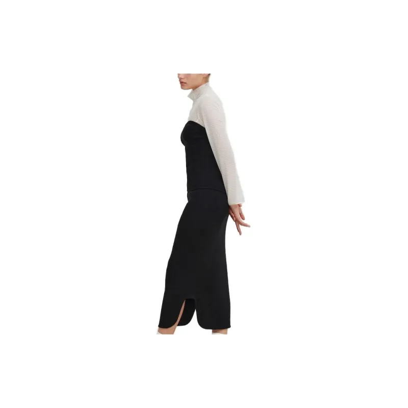 UNIQLO Casual Long Skirts Women's Black-1