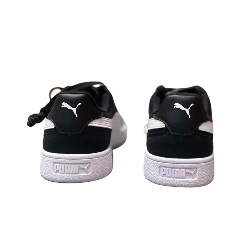 PUMA Shuffle Anti Slip Wear Resistant Low Top Skateboard Shoes Women's Black-3