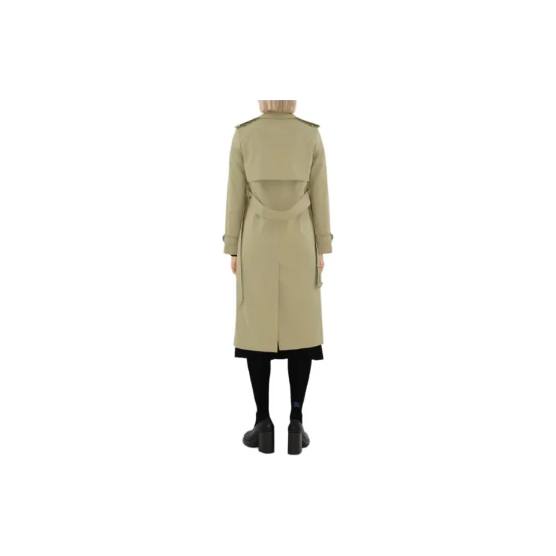 Burberry Trench Coat Women's Taupe-4