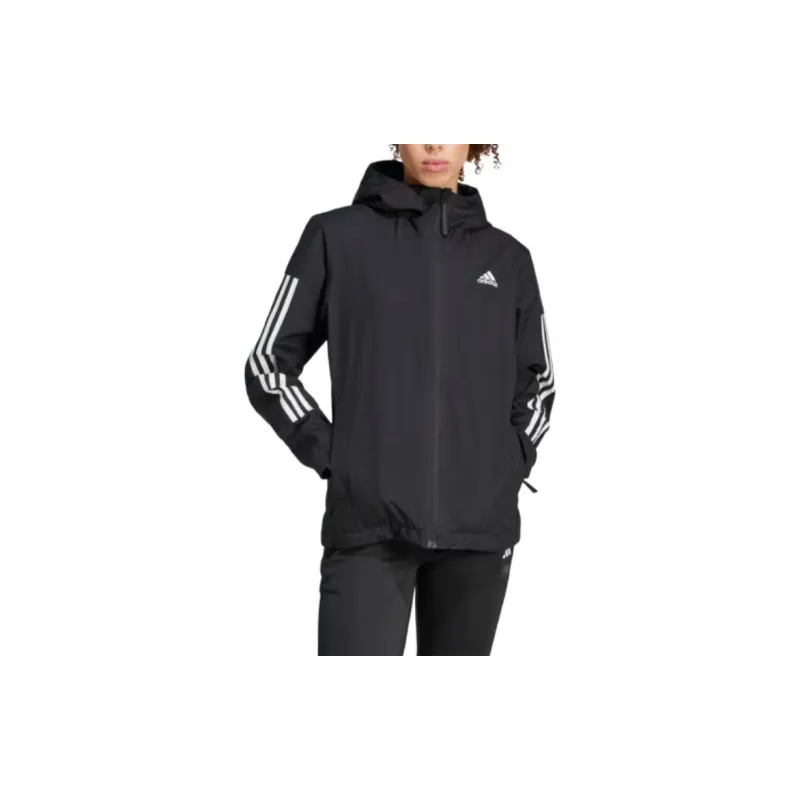 Adidas ESSENTIALS 3 STRIPES RAIN.RDY JACKETS & Coats Women's Black-1