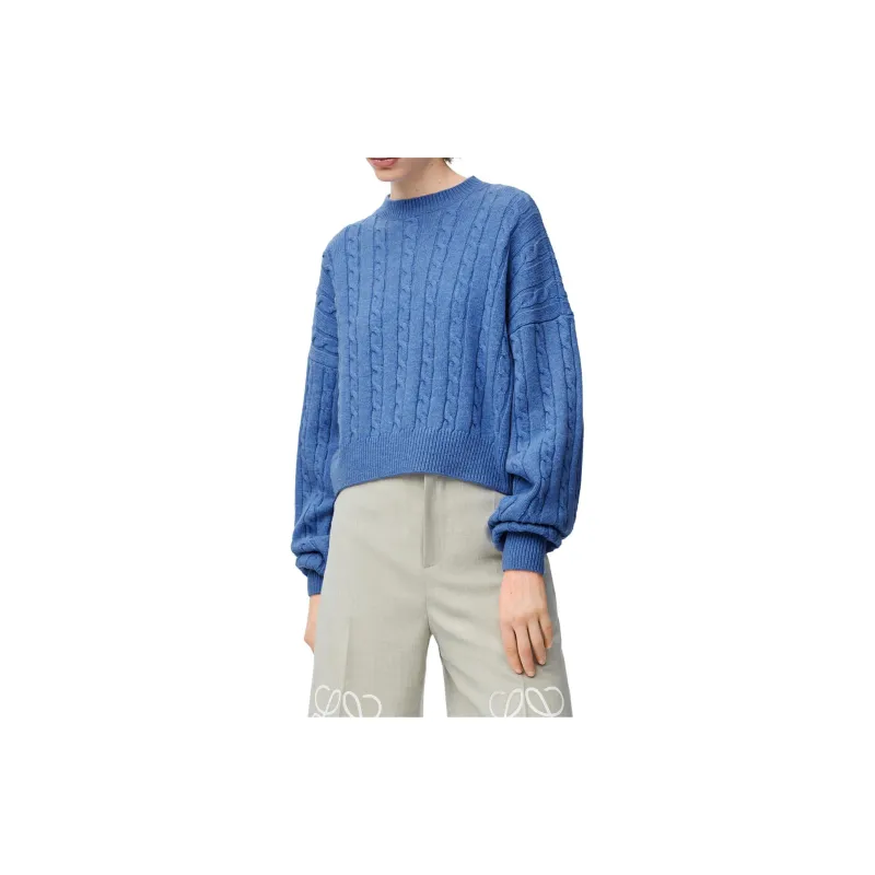 LOEWE Sweater 'Blue Melange'-3
