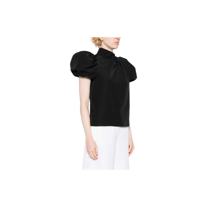 MOSCHINO Gathered Blouse-3
