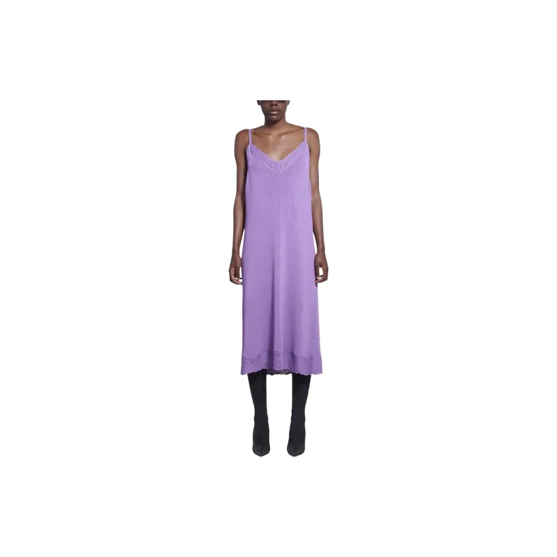 Balenciaga Slip Dresses Women's Purple-2