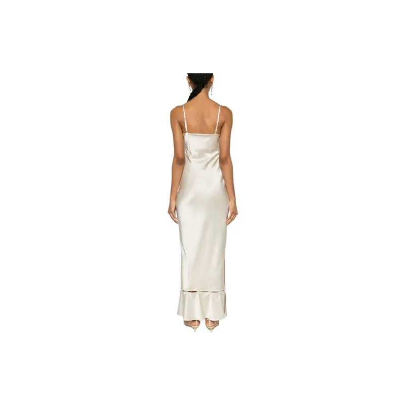 NANUSHKA Peplum hem Midi Dress-2