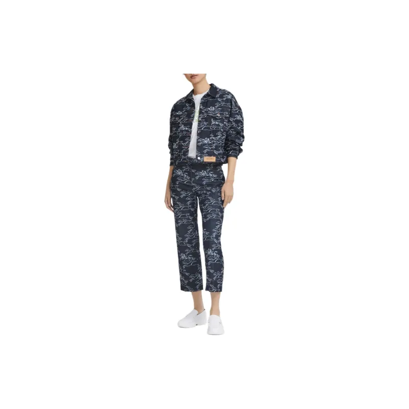 LONGCHAMP Jackets Coats Women's Marine Blue-1