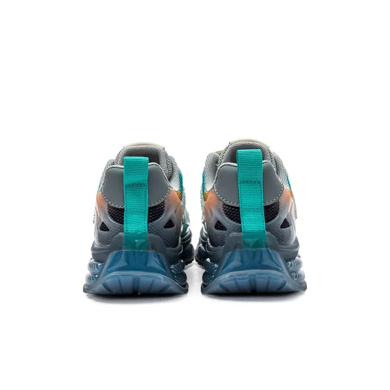 KAPPA KIDS Breathable, Lightweight, Slip Resistant, Abrasion Resistant Kids Lifestyle Shoes Gray Kids'-4