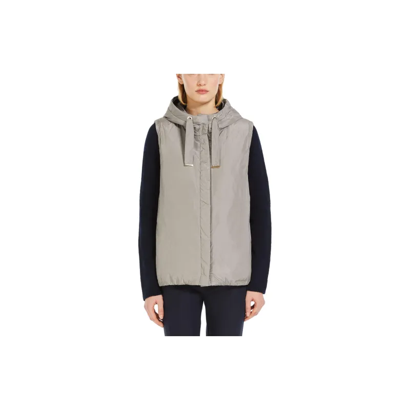MaxMara Buttoned Drawstring Gilet-2