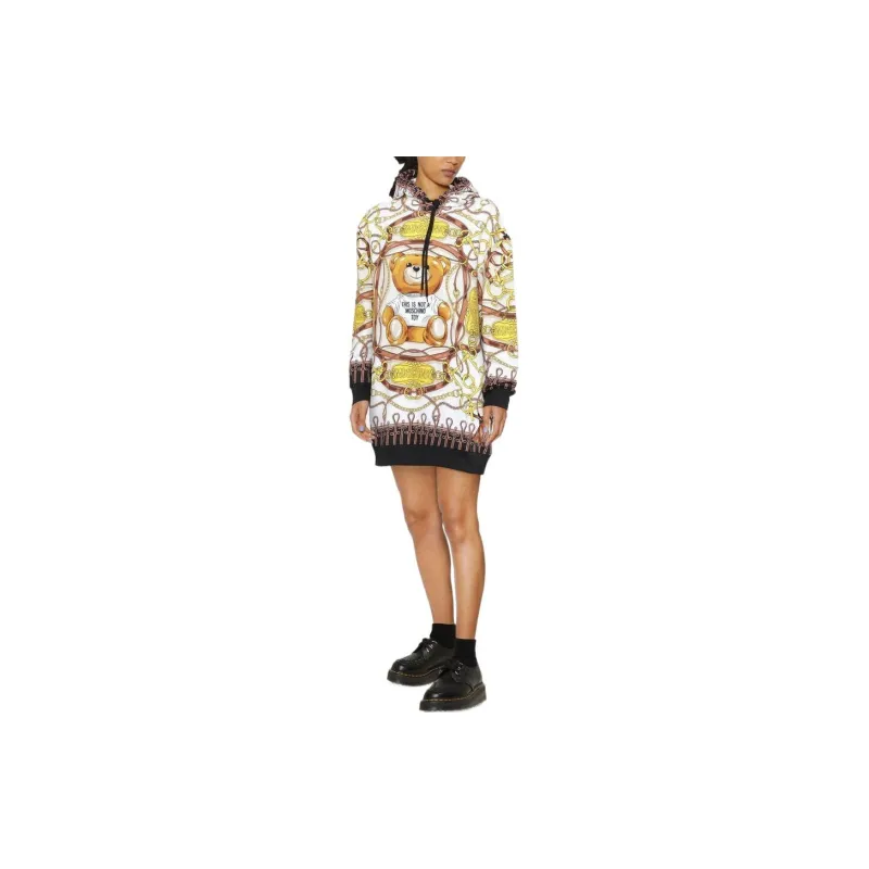 MOSCHINO Long Sleeved Dresses Women's Yellow-1