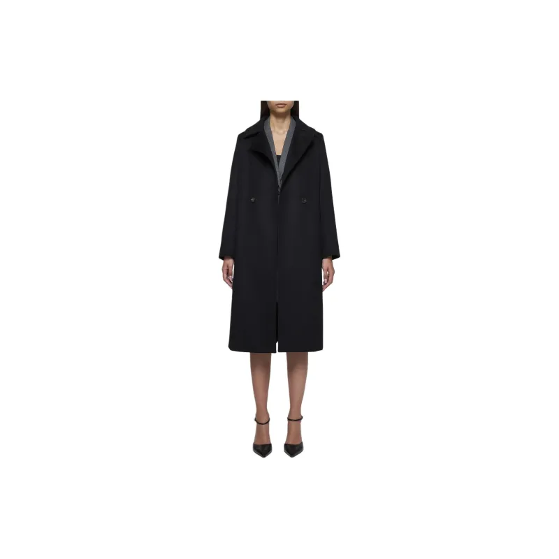 MaxMara Studio Bcollag Double Breasted Belted Coat-1