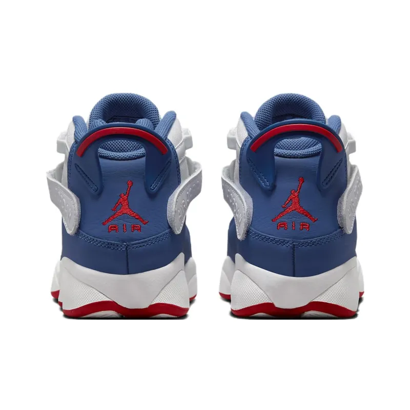 Air Jordan 6 Rings 'White True Blue' GS-4