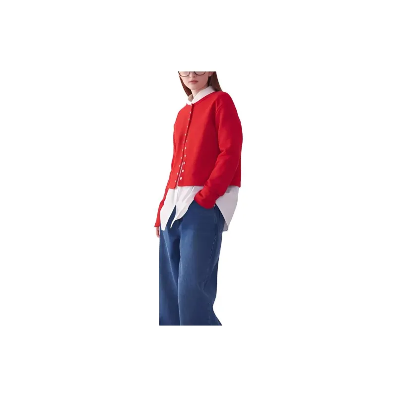 RONRON Knitwear Women's Red-3