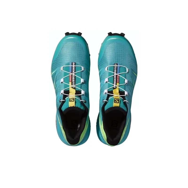 SALOMON SPEEDCROSS PRO Anti Slip Wear Resistant Low Top Trail Running Running Shoes Women's Cyan-3