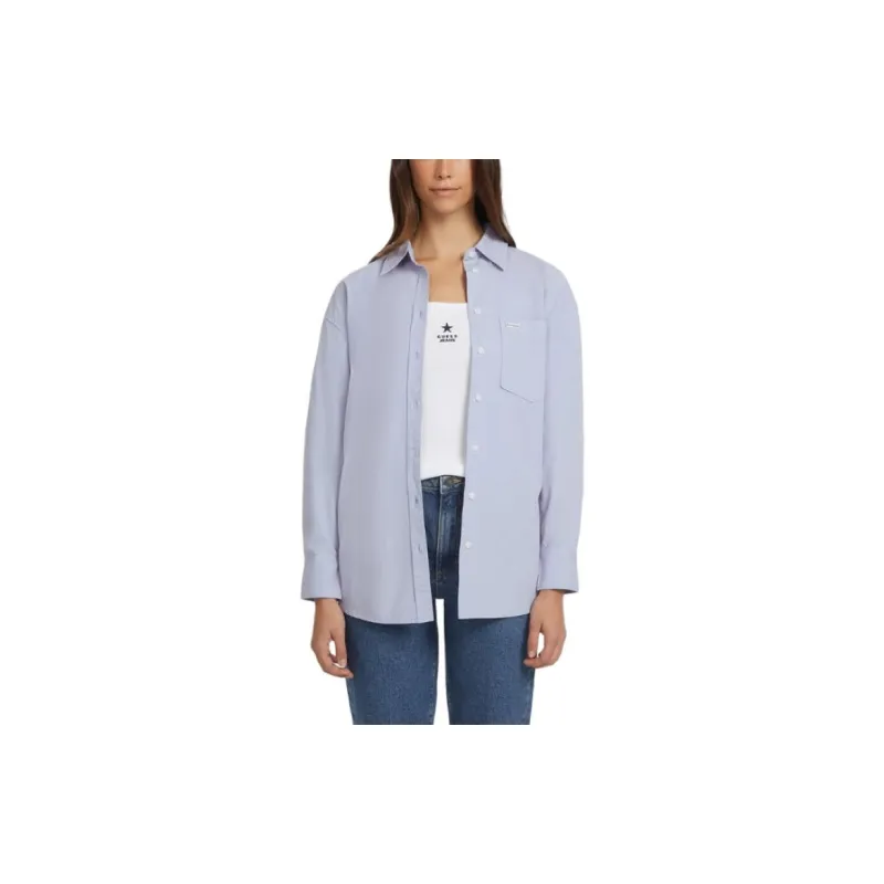GUESS Shirts Women's Light Blue-1