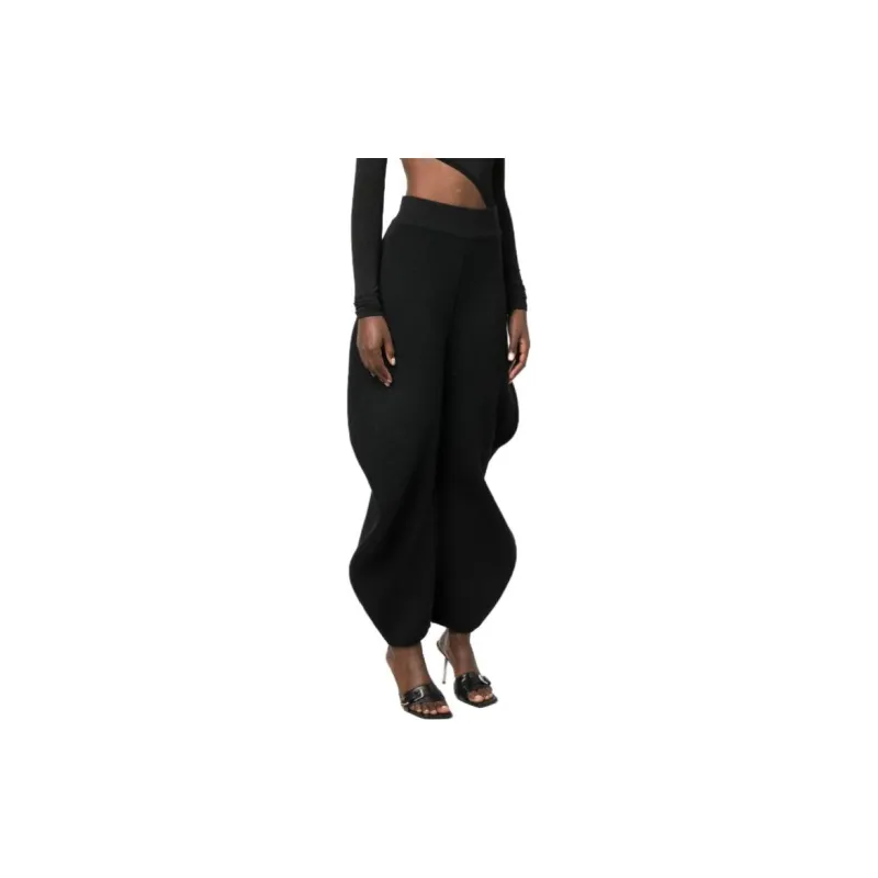 Alaia Wide leg Wool blend Trousers-3