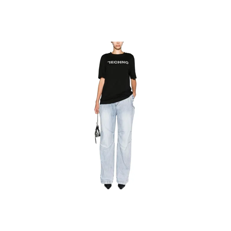 WE11DONE Wide leg Jeans-1