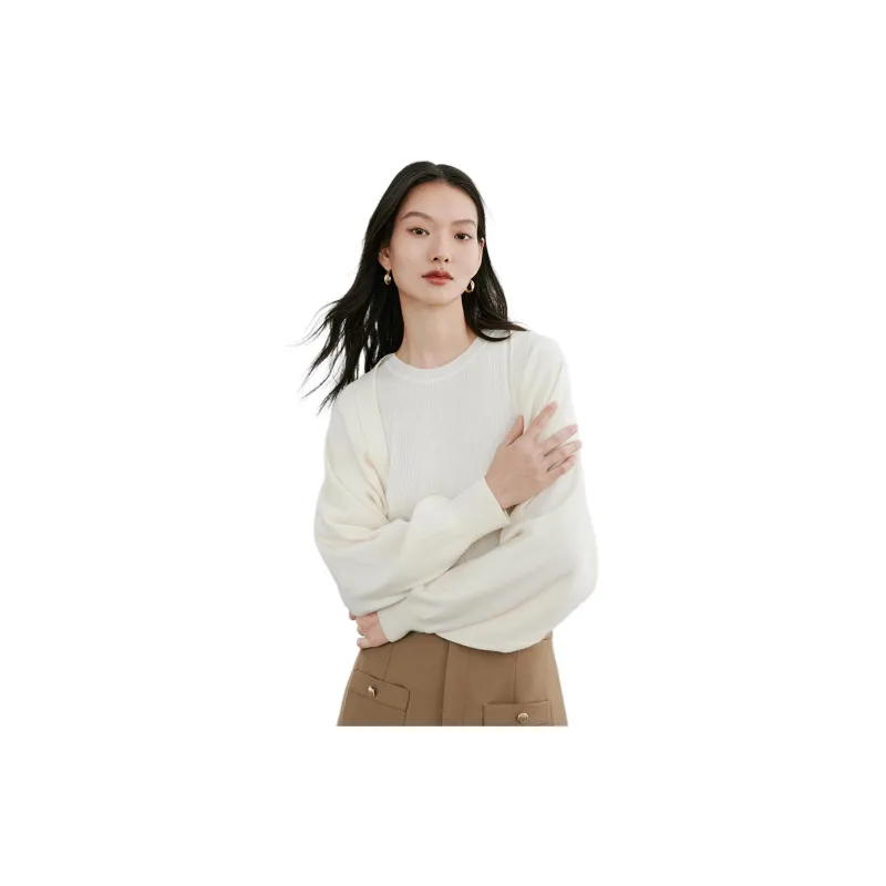 Hopeshow Casual Suit Women's Light Beige-3