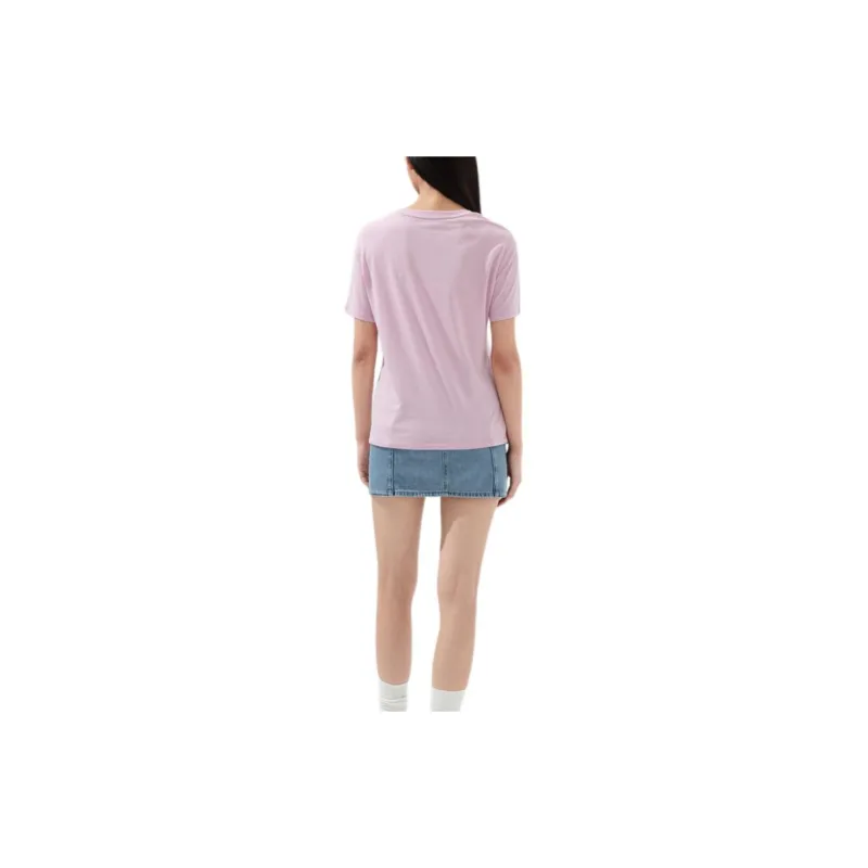 GUESS T-Shirt Women's Pink Purple-2