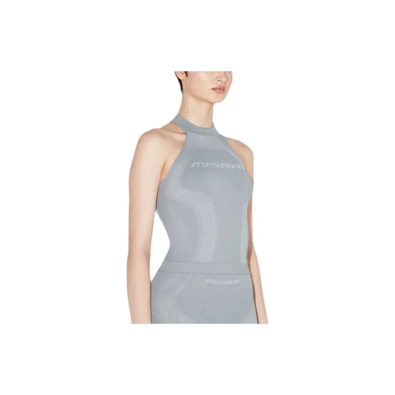 Misbhv Tank Top Women's Gray Blue-2