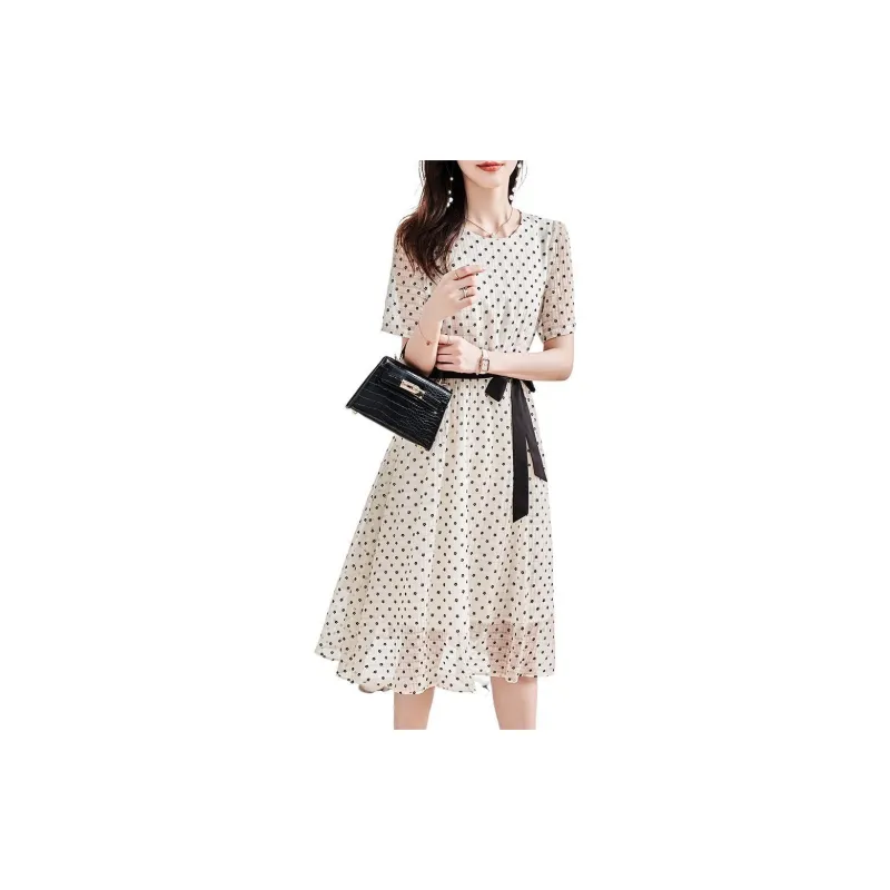 Dme Short Sleeved Dresses Women's White-2