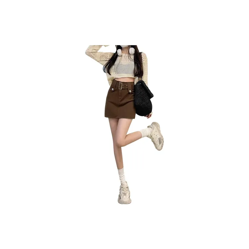 FOREVER 21 Denim Short Skirts Women's-10