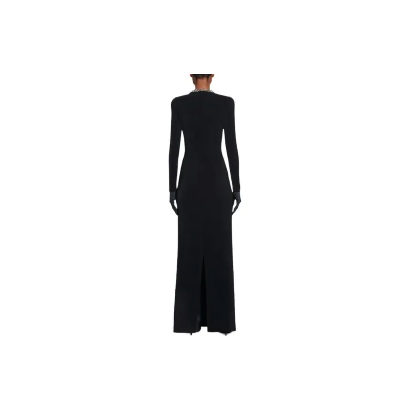 Balenciaga Crewneck Maxi Dress-3