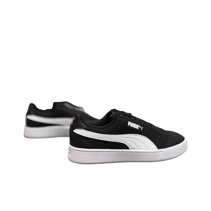 PUMA Shuffle Anti Slip Wear Resistant Low Top Skateboard Shoes Women's Black-1