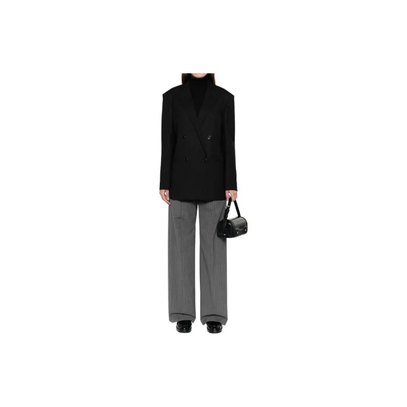 THE ROW Pinstripe Patterned Tailored Blazer-4