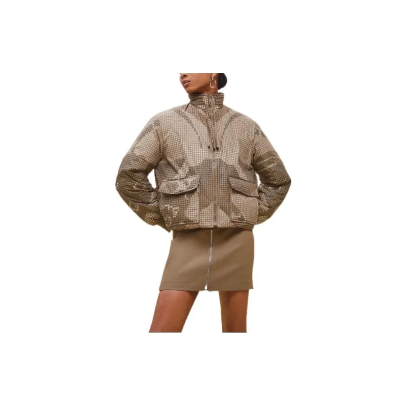 HERMES FW22 Down Jacket Women's Khaki-1