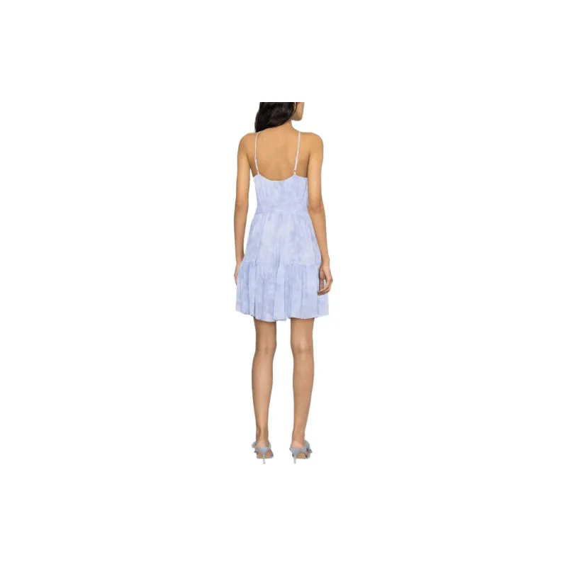 MICHAEL KORS SS24 Slip Dress Women's Pink Wax Blue-2