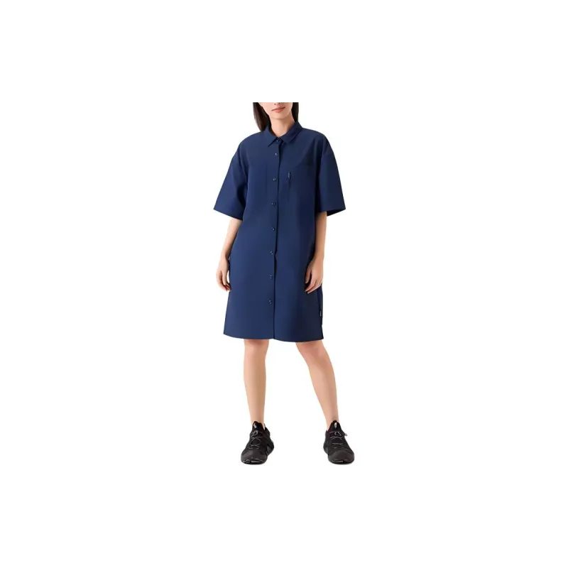 THE NORTH FACE CAMP UTILITY Short Sleeved Dress Women's Summit Blue-2