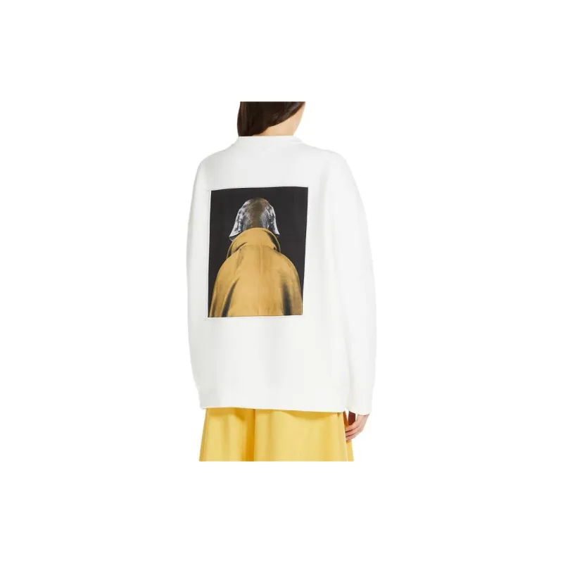 MaxMara Logo Embroidered Crewneck Sweatshirt-2