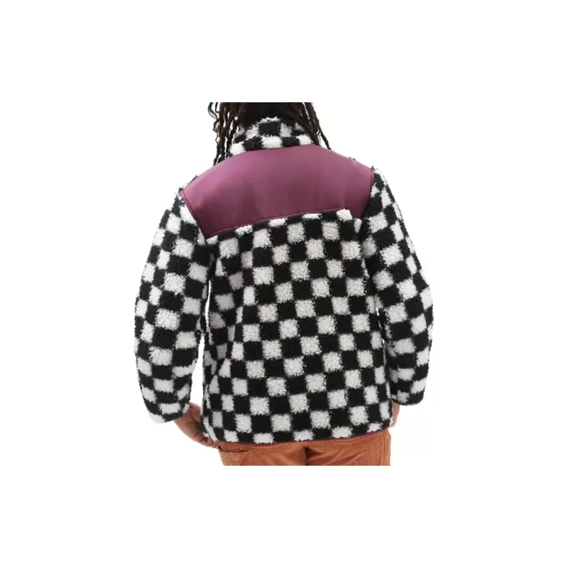 Vans Velvet Jackets Women's Black/White-3